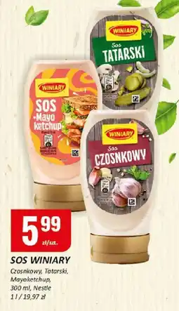 Chorten Sos Winiary czosnkowy, tatarski, mayoketchup 300ml Nestle oferta