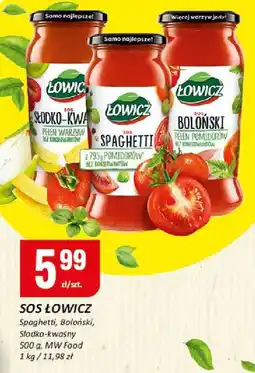 Chorten Sos Łowicz spaghetti, boloński, słodko-kwaśny 500g MW Food oferta