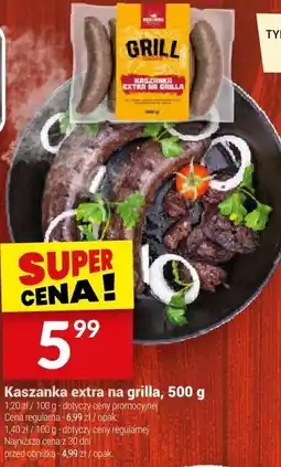 Twój Market Kaszanka extra na grilla 500g Twój Market oferta