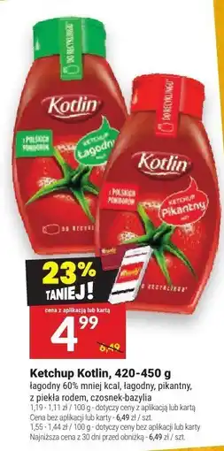 Twój Market Ketchup Kotlin 420-450g oferta