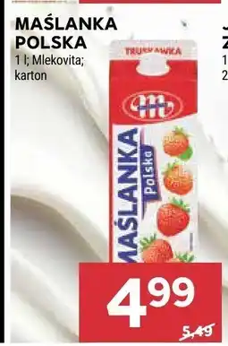 Stokrotka Maślanka Polska 1l Mlekovita oferta