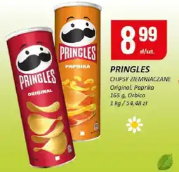 Chorten Chipsy Pringles paprika 165g Orbico oferta