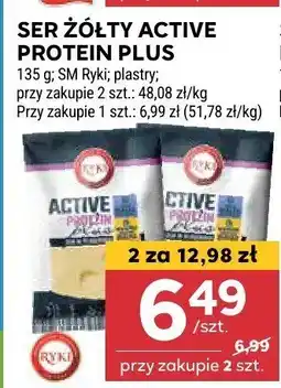 Stokrotka Ser żółty Active Protein Plus 135g SM Ryki oferta
