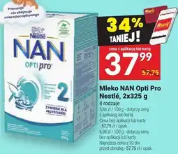Twój Market Mleko NAN Opti Pro Nestle, 2x325 g oferta