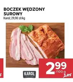 Stokrotka Boczek wędzony surowy 100g Karol oferta