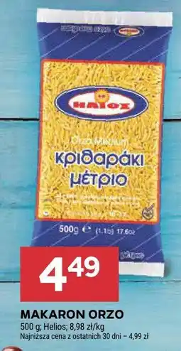 Stokrotka Makaron Orzo 500 g Helios oferta