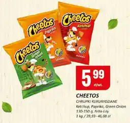 Chorten Chrupki Cheetos ketchup 130-150g oferta