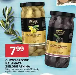 Stokrotka Oliwki greckie Kalamata, zielone Athina 360 g oferta