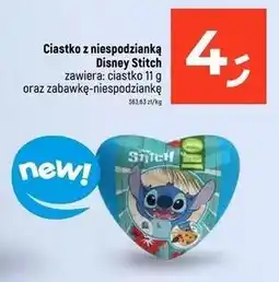 Serce z ciasteczkiem i niespodzianką stitch