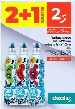 Dealz Woda malinowa Kubuś Waterrr oferta