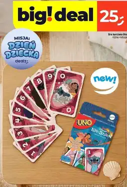 Dealz Gra uno stitch Mattel oferta