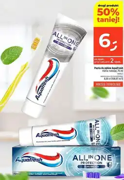 Dealz Pasta do zębów pure breath Aquafresh All-In-One Protection oferta