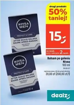 Dealz Balsam po goleniu nawilżający Nivea Men Protect & Care oferta