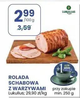 Stokrotka Rolada schabowa z warzywami Lukullus oferta
