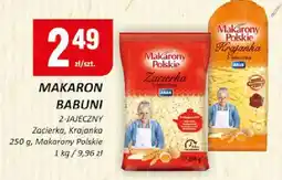 Chorten Makaron Babuni 2-jajeczny 250g Makarony Polskie oferta