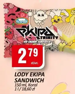Chorten Lody Ekipa Sandwich 150ml Koral oferta