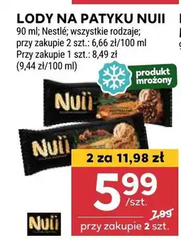 Stokrotka Lody na patyku Nuii 90ml oferta