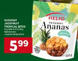 Stokrotka Suszone ananas tropical bites 125g Helio oferta