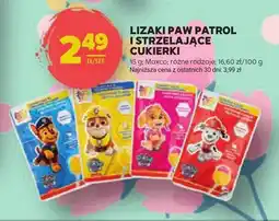 Stokrotka Lizaki Paw Patrol i strzelające cukierki 5g Mocco oferta