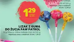 Stokrotka Lizak z gumą do żucia Paw Patrol 15g Mocco oferta