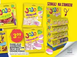 Stokrotka Pianki Jojo zakręcone, marshmallow, żelki Jojo kwaśne robaki 80-90g Nestle oferta