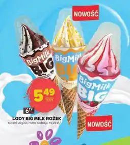 Stokrotka Lody Big Milk Rożek Algida oferta