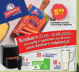 Stokrotka Parówki filetti z filetem z indyka 200g Indykpol oferta