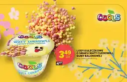 Stokrotka Lody kuleczkowe o smaku waty cukrowej, gumy balonowej 50g Cools oferta