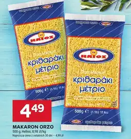 Stokrotka Makaron Orzo Helios 500g oferta