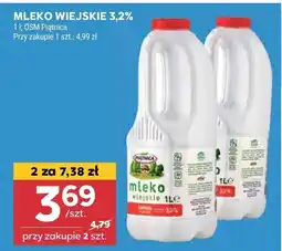 Stokrotka Mleko wiejskie 3,2% 1l OSM Piątnica oferta
