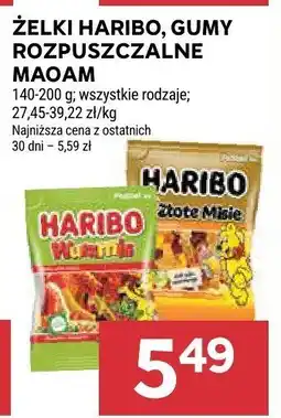 Stokrotka Żelki Haribo, gumy rozpuszczalne Maoam 140-400g oferta