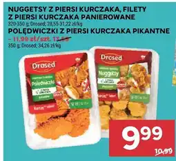 Stokrotka Nuggetsy z piersi kurczaka Drosed 320-350g oferta