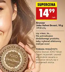 Biedronka Bronzer velvet desert Joko oferta