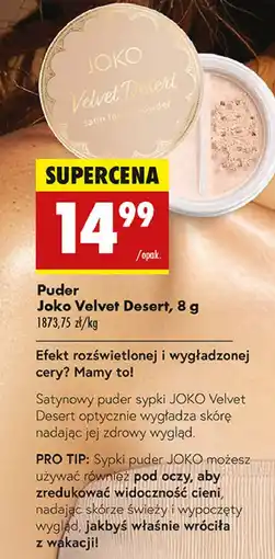 Biedronka Puder velvet desert Joko oferta