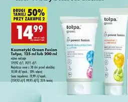 Biedronka Pasta-żel do oczyszczania twarzy witamina c + limonka Tołpa Green Power Fusion oferta