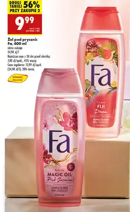 Biedronka Żel pod prysznic Fa Fiji Dream oferta