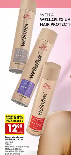 Biedronka Lakier do włosów uv hair Wellaflex oferta
