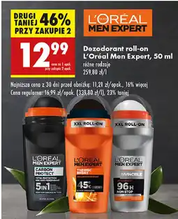 Biedronka Dezodorant 96 h L'oreal Men Expert Invincible oferta