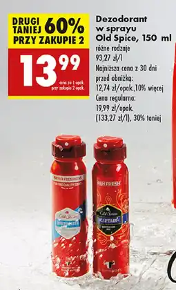Biedronka Dezodorant Old Spice Captain oferta