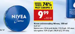 Biedronka Krem do twarzy i ciała Nivea Creme oferta