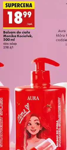 Biedronka Balsam do ciała summer strawberry Aura By Monika Kociołek oferta