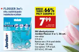 Biedronka Nić wykałaczka i czyścik do języka Jordan 3-In-1 Flosser oferta