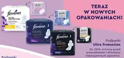 Biedronka Podpaski higieniczne maxi plus ze skrzydełkami Femina Ultra oferta