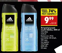 Biedronka Żel pod prysznic Adidas Men After Sport oferta