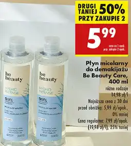 Biedronka Płyn micelarny hydro intense Be Beauty oferta