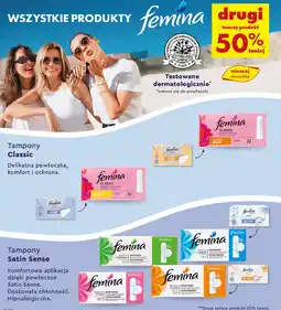 Biedronka Tampony mini Femina Comfort oferta
