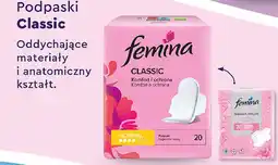 Biedronka Podpaski normal Femina Classic oferta
