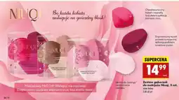Biedronka Zestaw gabeczek do makijażu Niuqi 3 szt oferta