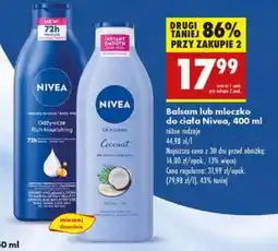 Biedronka Balsam lub mleczko do ciała Nivea, 400 ml oferta