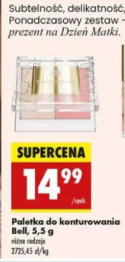 Biedronka Paletka do konturowania Bell, 5,5 g oferta